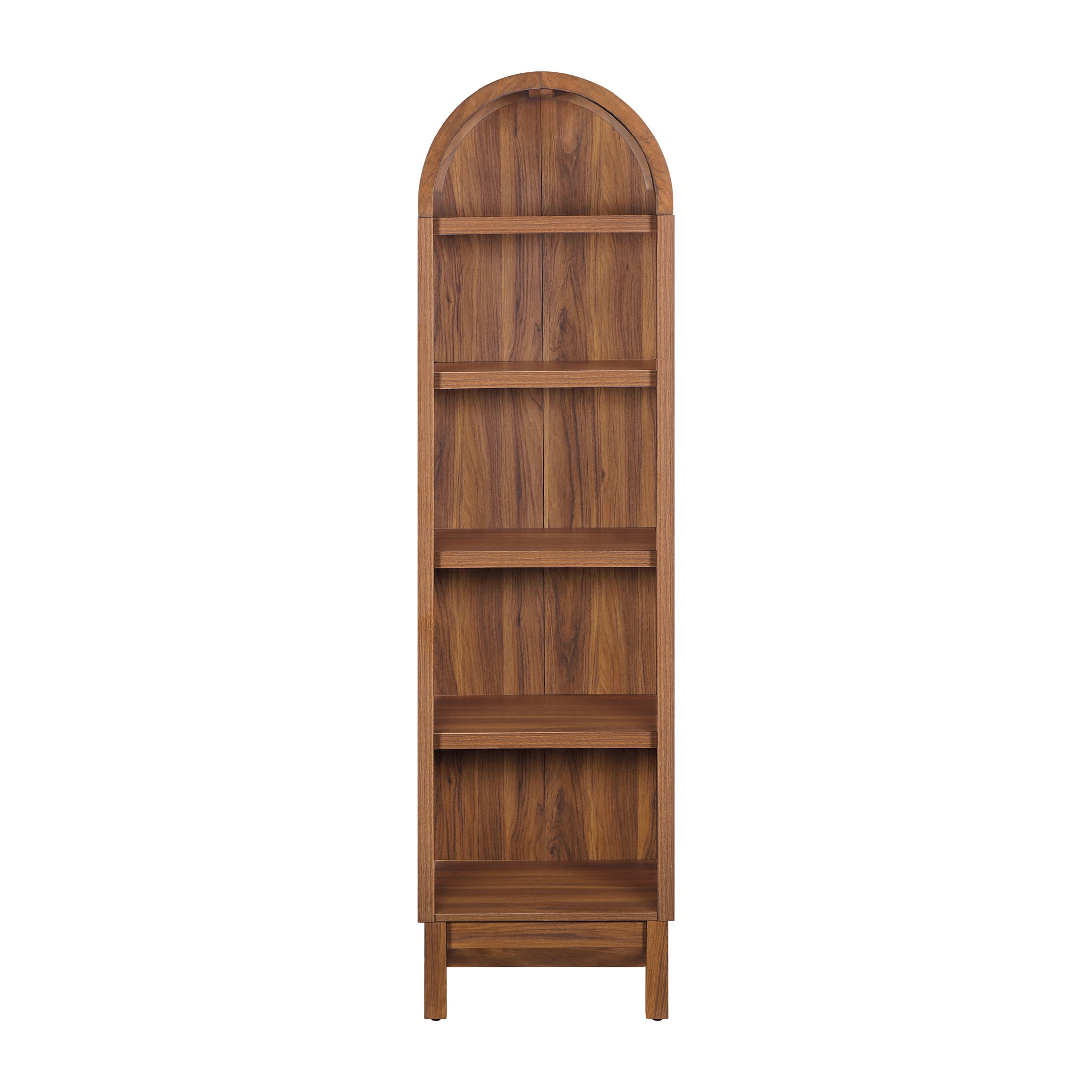 Better Homes & Gardens Juliet Narrow Arch Bookcase, Walnut