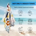thumbnail image 4 of GZHJMY Beach Towel for Women Girls, Colorful Butterfly Bush Bath Towel, Oversized Lightweight Sport Towel, 31x71 Inch, 4 of 7