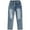 Light Blue-2733, variant on KIDSCOOL SPACE Baby Little Big Girls Jeans,Elastic Waist Ripped Holes Soft Strech Denim Pants,4-5 Years