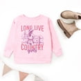 thumbnail image 5 of Long Live Country Girls Glitter - Youth Graphic Sweatshirt, 5 of 8
