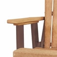 thumbnail image 3 of Pemberly Row Balançoire Double en Résine avec Table Centrale en Cèdre/brun, 3 of 6