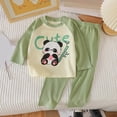 thumbnail image 2 of UAYOTSE Toddler Boys Long Sleeve Top & Jogger Pants Outfit Set, Fashion Sweatsuit for Autumn and Everyday Wear Size 3-6 Months, 2 of 4