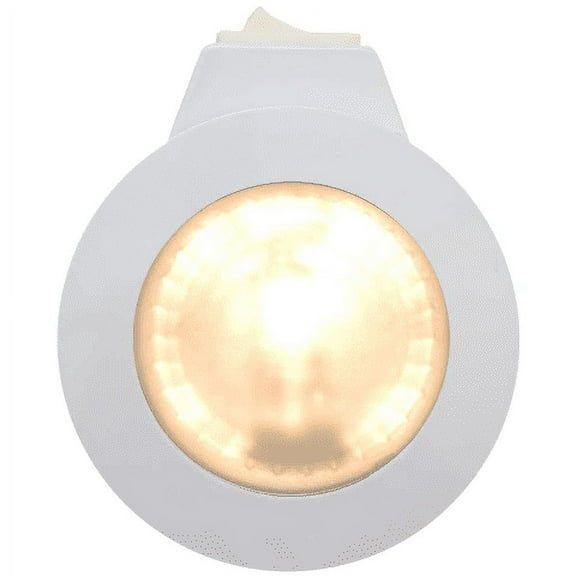ITC Boat Cabin Light 81275-W | 12V White Plastic 10W Halogen 3 Inch
