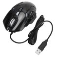 thumbnail image 4 of Ratón para juegos con cable Sincero DPI 1200 1800 2400 3600 Interfaz USB ergonómica silenciosa Negro, 4 of 10