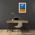 thumbnail image 3 of Jaynes Gallery 23x32 White Modern Wood Framed Museum Art Print Titled - Canada-British Columbia-Kootenay National Park Iron-rich Paint Pots mineral springs stain ground, 3 of 4