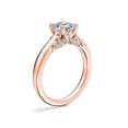 thumbnail image 2 of 1.20 Carat Excellent Asscher Cut Real Diamond Latest Design Solitaire Engagement Ring for Ladies Solid 14K Rose Gold Size 7.5, 2 of 8
