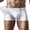 White, variant on Product Category Men's Underwear — Breathable Ice Silk Summer Briefs for Comfort and Freedom of Movement