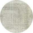 thumbnail image 1 of Ahgly Company Machine Washable Indoor Round Contemporary White Gold Area Rugs, 6' Round, 1 of 7
