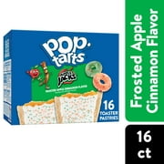 Pop-Tarts Frosted Apple Cinnamon Flavor Instant Breakfast Toaster Pastries, Shelf-Stable, Ready-to-Eat, Breakfast Foods, 27 oz, 16 Count Box