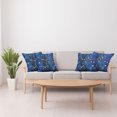 thumbnail image 3 of Ambesonne Blue Throw Pillow Cover 4 Pack, Grunge Space Theme Art, 24", Pale Blue Dark Blue, 3 of 5