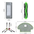 thumbnail image 2 of Reemplazo de robots de barrido Filtros de cepillo de rodillo principal, paño de fregona de cepillo lateral para Irobot Roomba, 2 of 5
