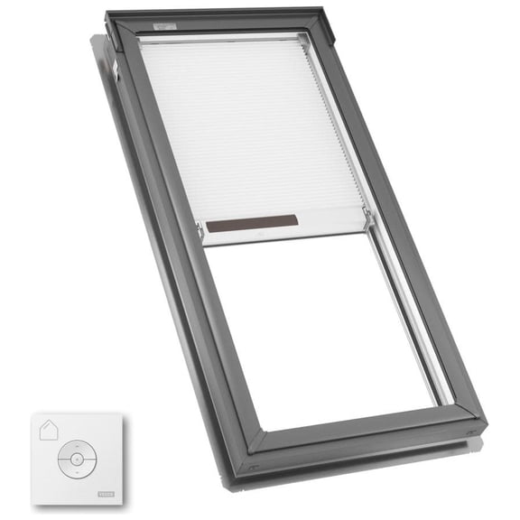 Velux Fs D06 2004S Fs Fixed Deck Mount Skylight - Gray Frame / Clear Glass