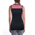 thumbnail image 3 of SUMONA Women Round Neck Accent Two Tones Casual Basic Ribbed Tank Top, 3 of 3