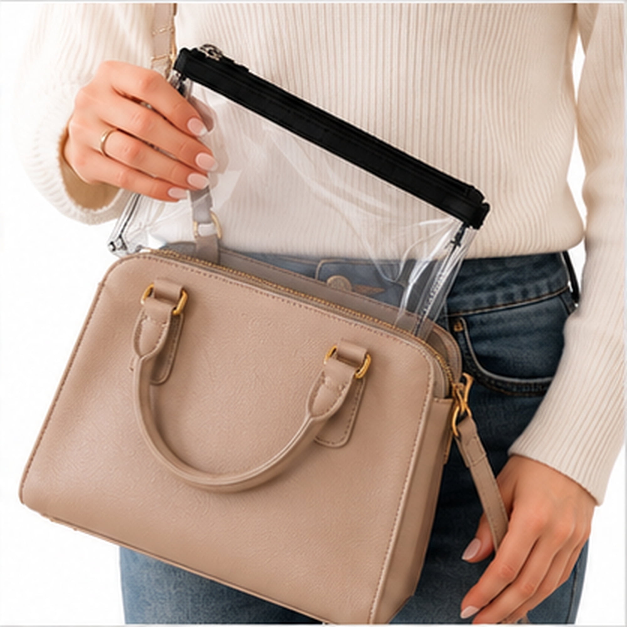 Cosmetic Clutch, Clear