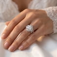 thumbnail image 5 of Pompeii Certified 2.50 - 6.40Ct Diamond Vine Engagement Ring 14k Gold Lab Grown, 5 of 7
