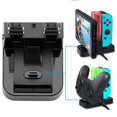 thumbnail image 3 of YUNDAP Chargeur pour Manettes Nintendo Switch Pro et Joy-Cons, Station de Charge pour Nintendo Switch/Switch Lite, 3 of 9