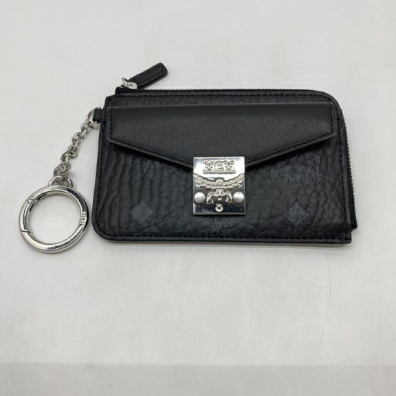 Pre-Owned MCM Mini Tracy Wallet/Coin Case, Black
