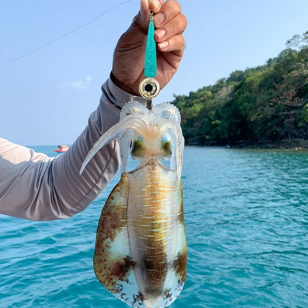 Peggybuy LED Fish Bait Lure Light Squid Fishing Octopus Sea