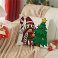 thumbnail image 4 of kladzum 1PC Christmas Pillow Red Combo Gnome Happy Decoration Cushion Home Sofa Pillow Bedside Cushion, 4 of 7