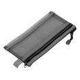 thumbnail image 1 of 10Pcs Double Layer Mesh File Bag, Waterproof Nylon Fabric Secure and Practical 9.1 X 4.7in Storage Bag with Zipper for Office Supplies Cosmetics Receipts, 1 of 7