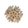 thumbnail image 1 of Wood Carved Snowflake Décor - Set of 2, 1 of 4