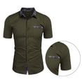 thumbnail image 3 of SAYOO Camisas casuales de verano para hombres SAYOO  moda, 3 of 5