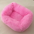 thumbnail image 2 of mnjin dog bed calming dog cat bed soft and fluffy cuddler pet cushion self warming puppy beds machine washable hot pink, 2 of 9
