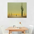 thumbnail image 2 of COMIO Desert Landscape Wall Art Abstract in Earthy Colors Sun Cactus Moon Desert Landscape Framed Wall Art Paintings,  Wall Decor for Bedroom Living Room Bathroom, 2 of 4