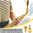 thumbnail image 3 of 10PCS Sax Neck Screw for Saxophone Joints Thread Diameter 4mm, Brass Instrument Screw Replacement Tightening Attach Sax Screw for Soprano Alto Tenor, 3 of 4