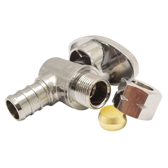 Apollo APXVA123838C VALVE STOP 1/2 X 3/8IN Chrome