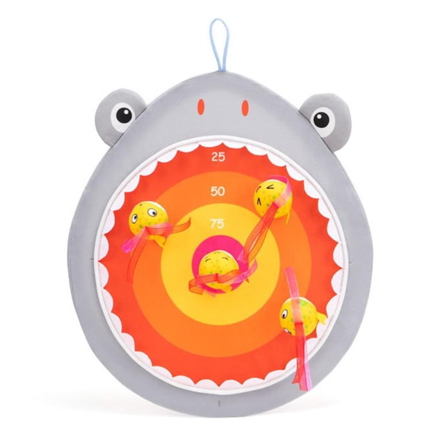 Vogacara Toss Animal Toys Tablero de dardos para niños con 4 bolas blandas Juego interactivo para interiores Juego de fiesta en casa para niños Juguetes Educativos No.1 Vogacara FN006760-01
