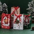 thumbnail image 5 of 12 bolsas de papel navideñas, bolsas de regalo navideñas, lindas bolsas de papel de moda, 5 of 5