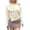 Apricot Color, variant on One Shoulder Tops for Women Long Sleeve Ruched Asymmetrical Split Hem Going Out Y2K Crop Shirts Color M