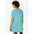 thumbnail image 2 of Woman Within Plus Size Embroidered Eyelet Pintucked Tunic, 2 of 5