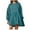 #2-Blue, variant on Womens Over Sized Sweatshirt Dresses,Ladies Long Sleeve Dress