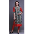 thumbnail image 2 of Bimba PrintedÂ&nbsp;KurtiÂ&nbsp;Summer Wear Kurta Straight Tunic Dresses For Women, 2 of 6
