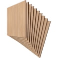 thumbnail image 2 of Ekena Millwork 11 3/4"W x 11 3/4"H x 1/4"T Wood Hobby Boards, Hickory (10-Pack), 2 of 6