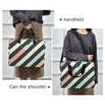 thumbnail image 6 of FORMRS 16" Laptop Bag Carrying Sleeve Case with Handle Travel Shoulder Briefcase, Isometric Green, 6 of 8