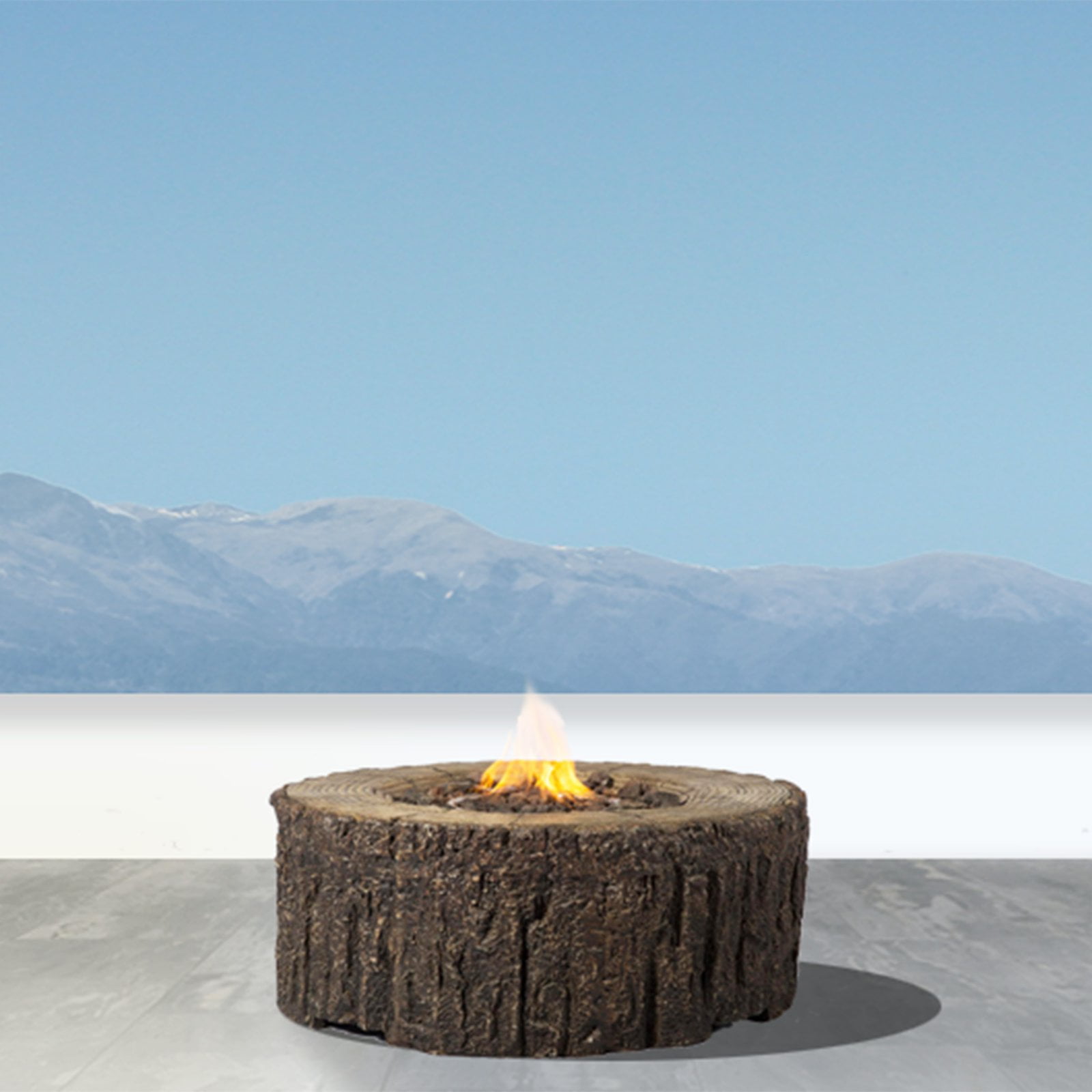 Living Source International Sequoia 28 Diam Fire Table Com