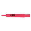School Smart Tank Style Highlighters, Chisel Tip, Pink, Pack of 12