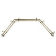 thumbnail image 3 of Pisces 13/16" Double Bay Window curtain rod Adjustable 20"-36", 38"-72" - Antique Brass,(ABay-74-4D), 3 of 4