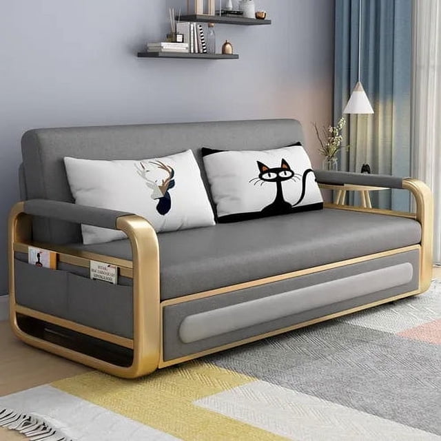 Luxury Recliner Living Room Sofas Modern Bed Foldable Living Room Sofas Loveseat Armchair Woonkamer Banken Home Furniture YY50SF My Lux Decor Round