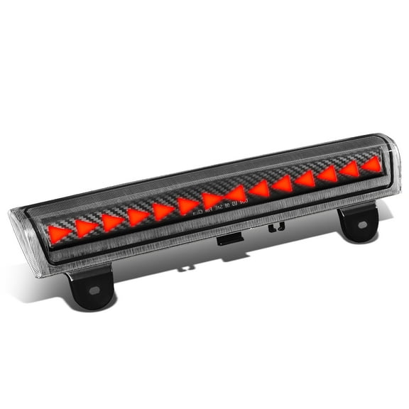 DNA Motoring 3BL-GMCD00-3D-T4-LED-BK For 2000 to 2006 Suburban Tahoe Yukon XL Sequential LED Triangle Style Signal Tail Center 3rd Third Brake Light 01 02 03 04 05