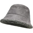 thumbnail image 4 of CoCopeaunts Bucket Hat for Women Fashion Winter Keep Warm Windproof Reversible Fisherman Hat Ladies Casual Autumn Basin Hat, 4 of 8