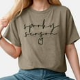 thumbnail image 2 of Kogui Funny Shirts Women Halloween Shirt for Women Funny Pumpkin Halloweentown University Graphic Tee Halloween Movie Tops (Khaki,XL), 2 of 9
