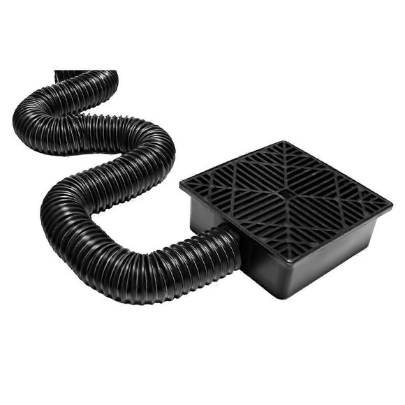 Catch Basin Downspout Flexible Extension Storm Drain Catch Basin Drainage System Drain Adapter for