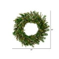 thumbnail image 2 of Vickerman A118330 30 in. Cashmere Wreath 155 Tips, 2 of 3