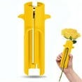 thumbnail image 2 of Rose Thorn Stripper Tool, Thorn Remover for Roses, Flower Leaf Stripper, Rose Cutter to Removal Leafs, NEW Flower Cleaner Tool for DIY and Gardening Work,Yellow, 2 of 5