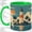 Green, variant on Coastal Lighthouse Accent Mug, 11oz Ceramic Coffee Cup for Ocean Lovers