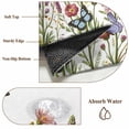 thumbnail image 6 of Area Rug for Living Room, Spring Floral Non-Slip Indoor Large Carpet for Bedroom/Dining Room, Watercolor Lavender Daisy Butterflies Botanical Washable Low-Profile Floor Mat Runner Rugs - 2.7 x 5 Ft, 6 of 7